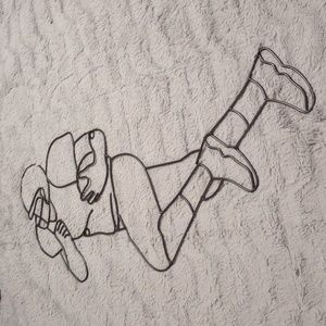 Metal Football Decor